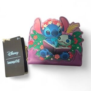 NWT- Disney Loungefly Stitch Purple Wallet